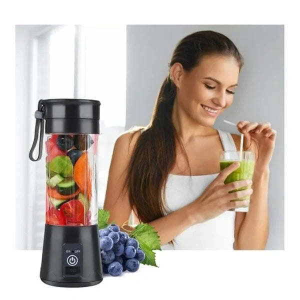 BlendMate™ – 2-in-1 Portable Juicer Bottle | Compact, USB Rechargeable & Travel-Friendly