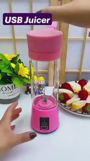 BlendMate™ – 2-in-1 Portable Juicer Bottle | Compact, USB Rechargeable & Travel-Friendly