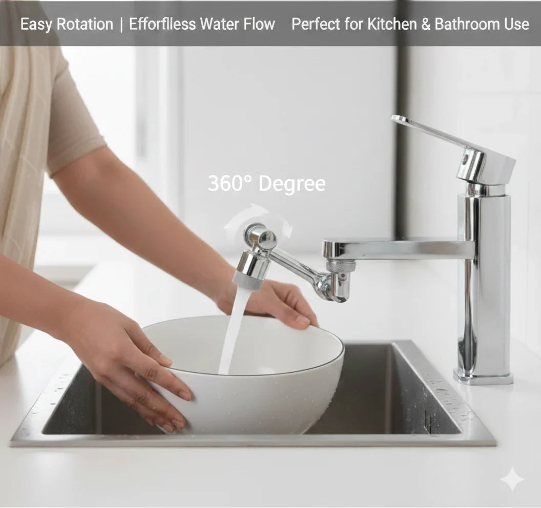 2 Mode Splash Filter Kitchen Tap Extended Faucet